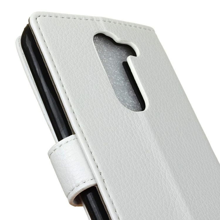 For LG X Mach Litchi Texture Horizontal Flip Leather Case with Holder & Card Slots & Wallet & Photo Frame