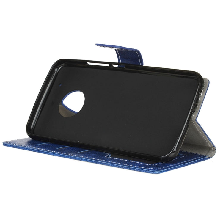 For Motorola Moto G (5th Gen.) Retro Crazy Horse Texture Horizontal Flip Leather Case with Holder & Card Slots & Wallet & Photo Frame