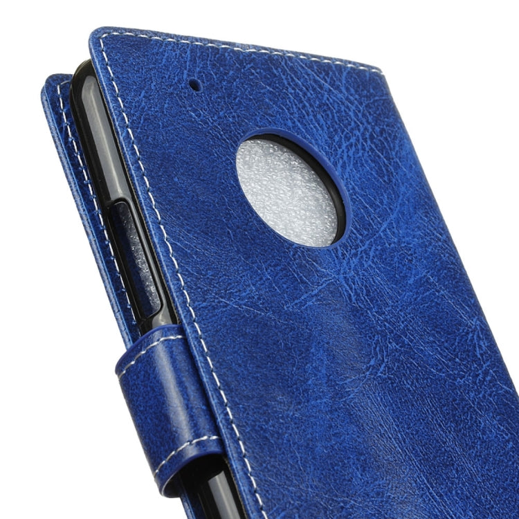 For Motorola Moto G (5th Gen.) Retro Crazy Horse Texture Horizontal Flip Leather Case with Holder & Card Slots & Wallet & Photo Frame