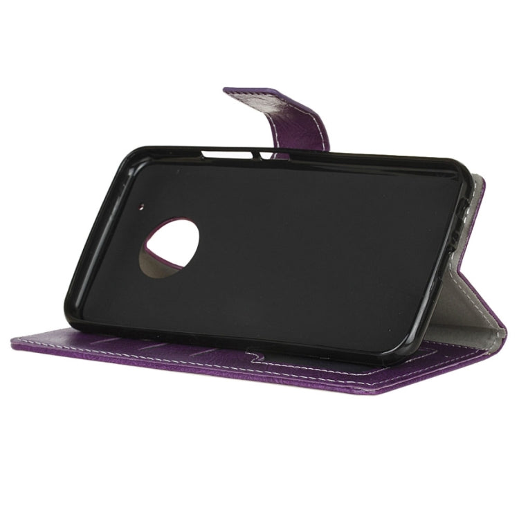 For Motorola Moto G (5th Gen.) Retro Crazy Horse Texture Horizontal Flip Leather Case with Holder & Card Slots & Wallet & Photo Frame