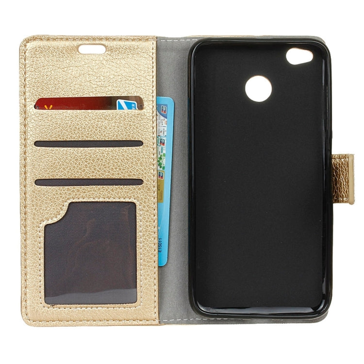 For Xiaomi  Redmi 4X Litchi Texture Horizontal Flip Leather Case with Holder & Card Slots & Wallet