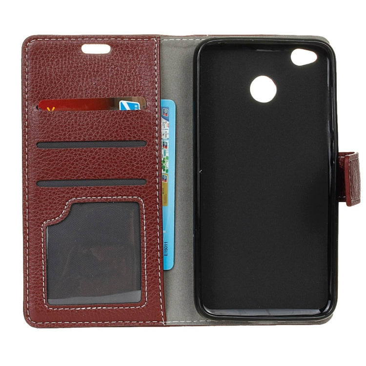 For Xiaomi  Redmi 4X Litchi Texture Horizontal Flip Leather Case with Holder & Card Slots & Wallet