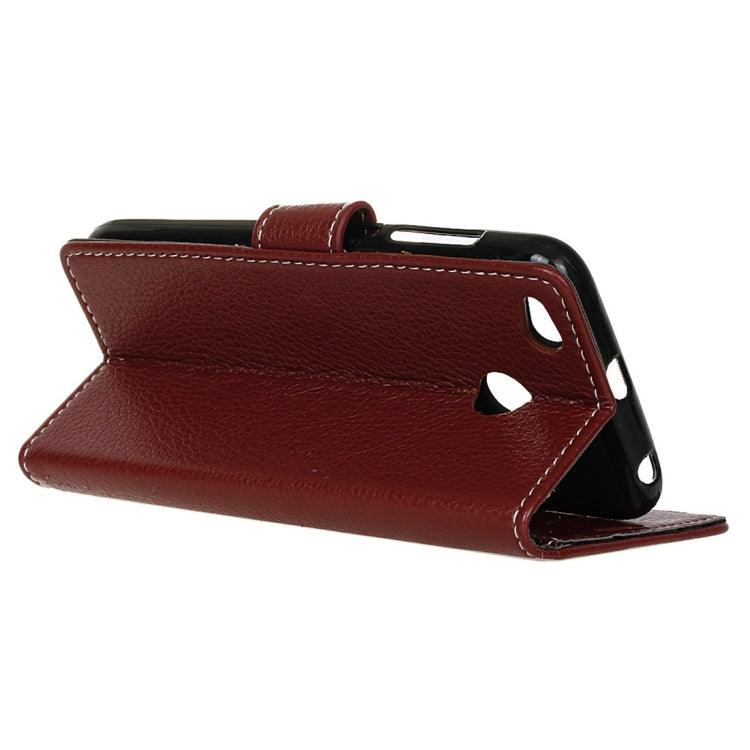For Xiaomi  Redmi 4X Litchi Texture Horizontal Flip Leather Case with Holder & Card Slots & Wallet