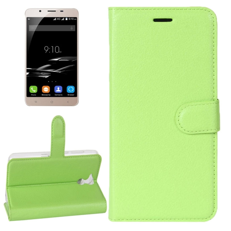 For Blackview P2 Litchi Texture Horizontal Flip Leather Case with Holder & Card Slots & Wallet