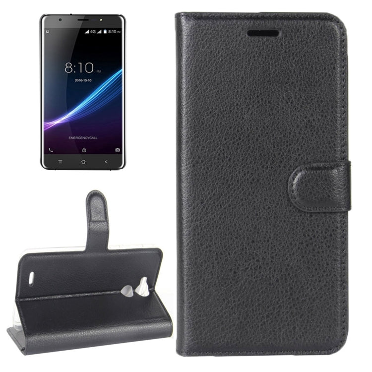 For Blackview R6 Litchi Texture Horizontal Flip Leather Case with Holder & Card Slots & Wallet