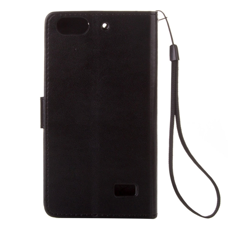 For Huawei  Honor 4C Crazy Horse Texture Printing Horizontal Flip Leather Case with Holder & Card Slots & Wallet & Lanyard