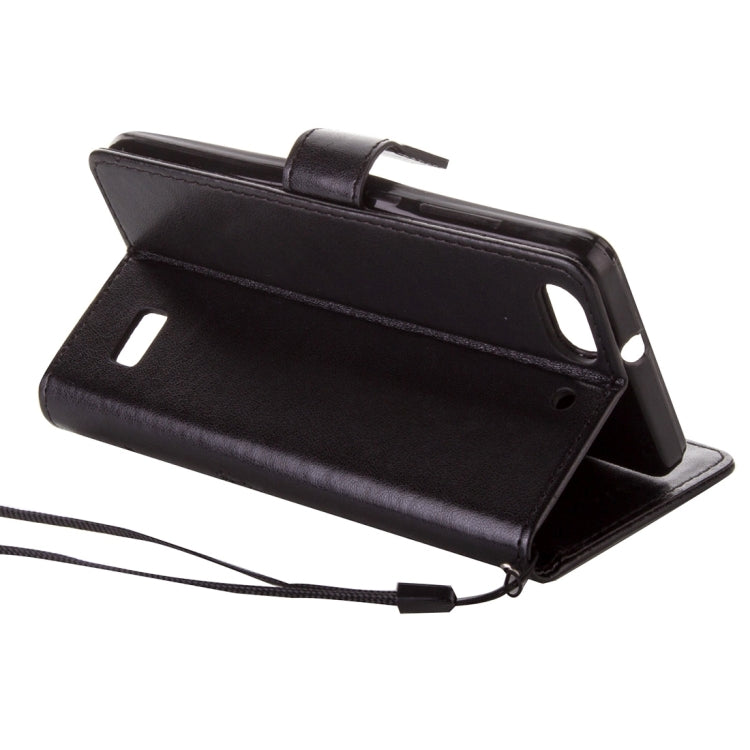 For Huawei  Honor 4C Crazy Horse Texture Printing Horizontal Flip Leather Case with Holder & Card Slots & Wallet & Lanyard