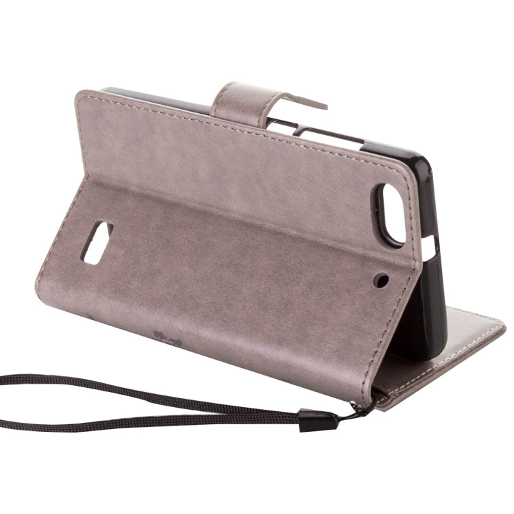 For Huawei  Honor 4C Crazy Horse Texture Printing Horizontal Flip Leather Case with Holder & Card Slots & Wallet & Lanyard