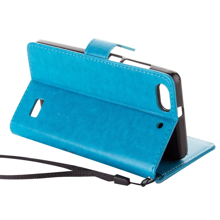 For Huawei  Honor 4C Crazy Horse Texture Printing Horizontal Flip Leather Case with Holder & Card Slots & Wallet & Lanyard