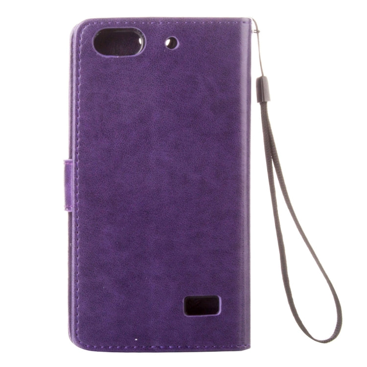 For Huawei  Honor 4C Crazy Horse Texture Printing Horizontal Flip Leather Case with Holder & Card Slots & Wallet & Lanyard