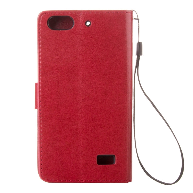 For Huawei  Honor 4C Crazy Horse Texture Printing Horizontal Flip Leather Case with Holder & Card Slots & Wallet & Lanyard