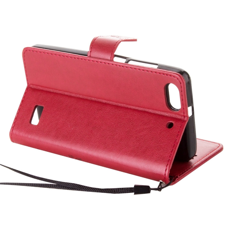 For Huawei  Honor 4C Crazy Horse Texture Printing Horizontal Flip Leather Case with Holder & Card Slots & Wallet & Lanyard