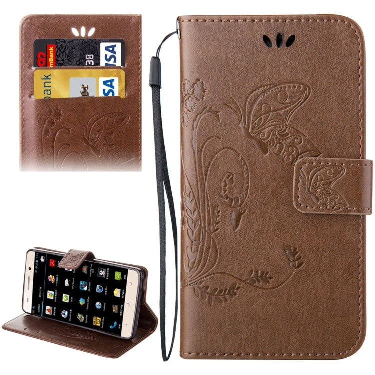 For Huawei  Honor 4C Crazy Horse Texture Printing Horizontal Flip Leather Case with Holder & Card Slots & Wallet & Lanyard