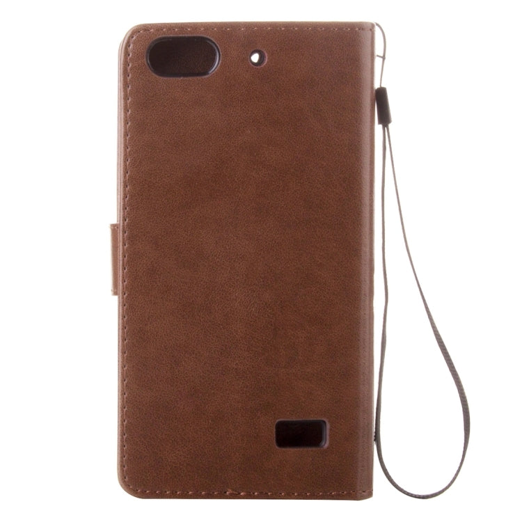 For Huawei  Honor 4C Crazy Horse Texture Printing Horizontal Flip Leather Case with Holder & Card Slots & Wallet & Lanyard