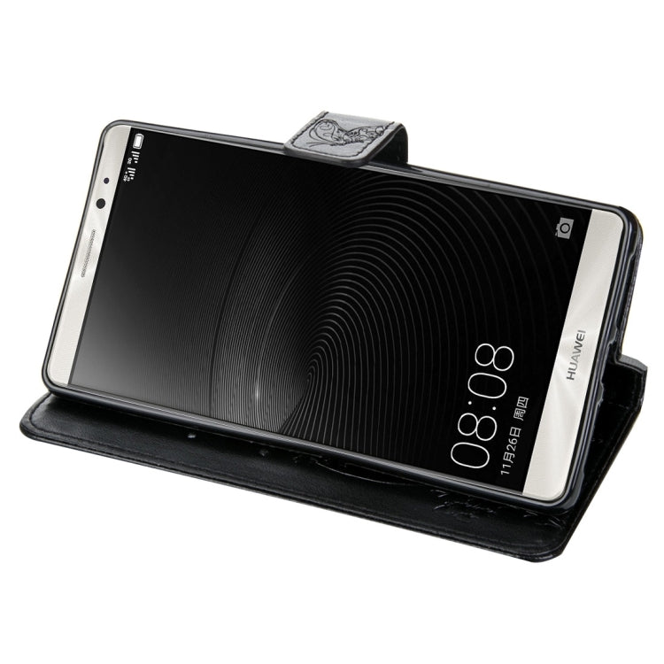 For Huawei  Mate 8 Crazy Horse Texture Printing Horizontal Flip Leather Case with Holder & Card Slots & Wallet & Lanyard