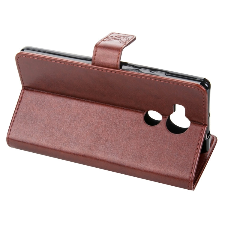 For Huawei  Mate 8 Crazy Horse Texture Printing Horizontal Flip Leather Case with Holder & Card Slots & Wallet & Lanyard