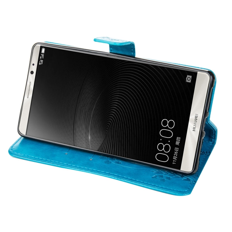 For Huawei  Mate 8 Crazy Horse Texture Printing Horizontal Flip Leather Case with Holder & Card Slots & Wallet & Lanyard