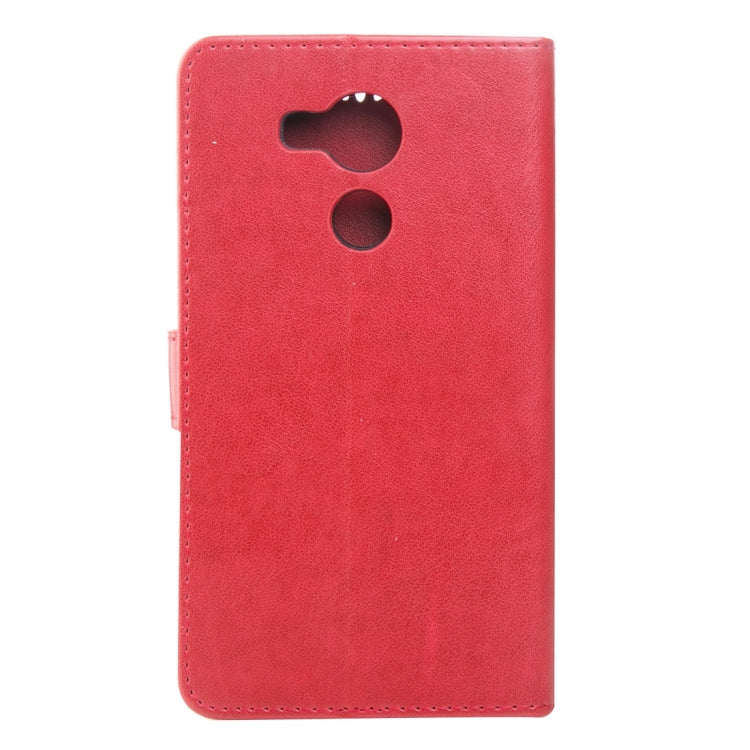 For Huawei  Mate 8 Crazy Horse Texture Printing Horizontal Flip Leather Case with Holder & Card Slots & Wallet & Lanyard