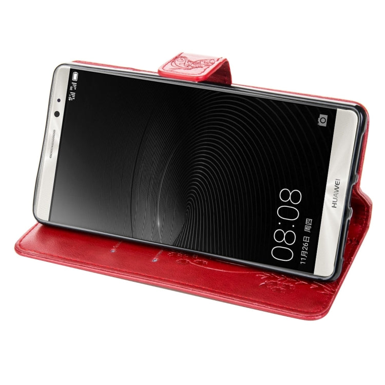 For Huawei  Mate 8 Crazy Horse Texture Printing Horizontal Flip Leather Case with Holder & Card Slots & Wallet & Lanyard