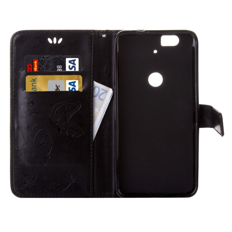 For Google Nexus 6P Crazy Horse Texture Printing Horizontal Flip Leather Case with Holder & Card Slots & Wallet & Lanyard