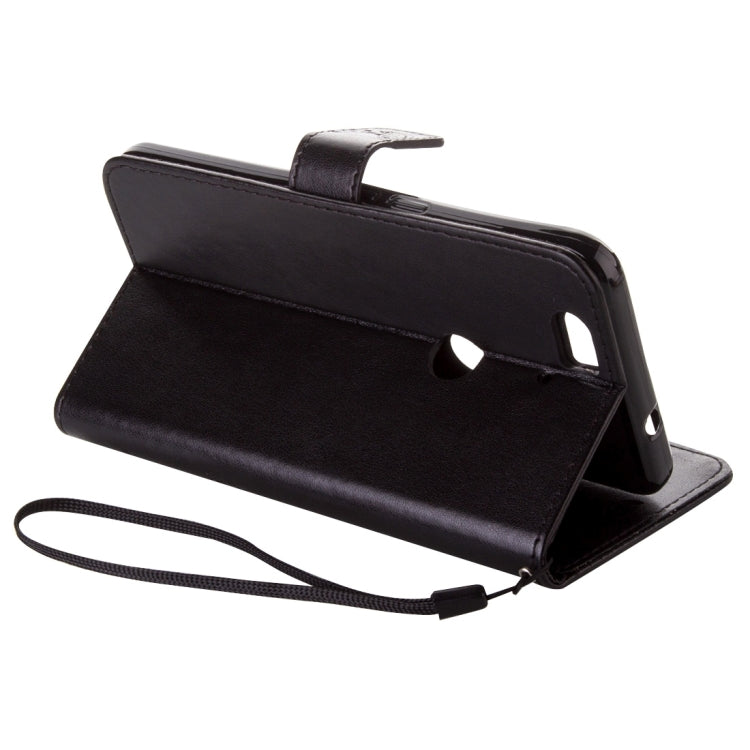 For Google Nexus 6P Crazy Horse Texture Printing Horizontal Flip Leather Case with Holder & Card Slots & Wallet & Lanyard