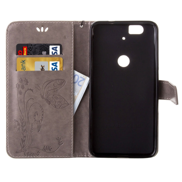 For Google Nexus 6P Crazy Horse Texture Printing Horizontal Flip Leather Case with Holder & Card Slots & Wallet & Lanyard