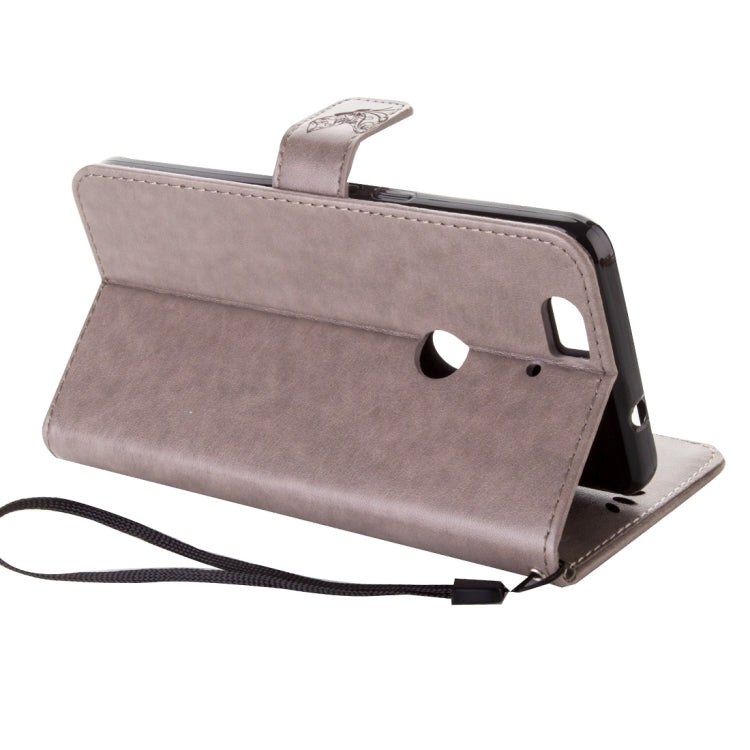 For Google Nexus 6P Crazy Horse Texture Printing Horizontal Flip Leather Case with Holder & Card Slots & Wallet & Lanyard