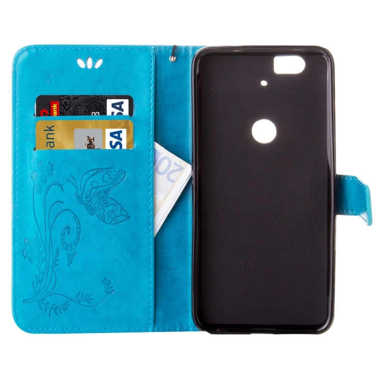 For Google Nexus 6P Crazy Horse Texture Printing Horizontal Flip Leather Case with Holder & Card Slots & Wallet & Lanyard