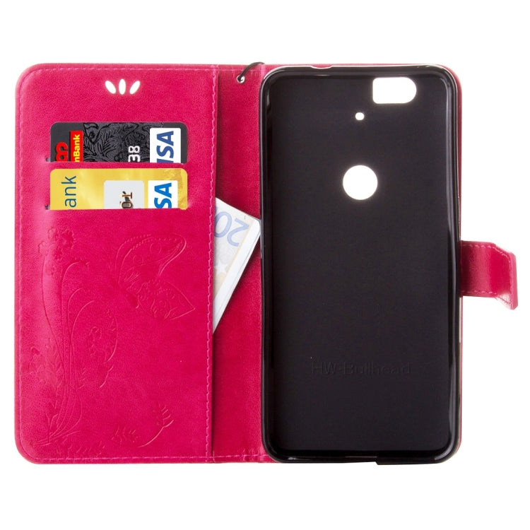 For Google Nexus 6P Crazy Horse Texture Printing Horizontal Flip Leather Case with Holder & Card Slots & Wallet & Lanyard