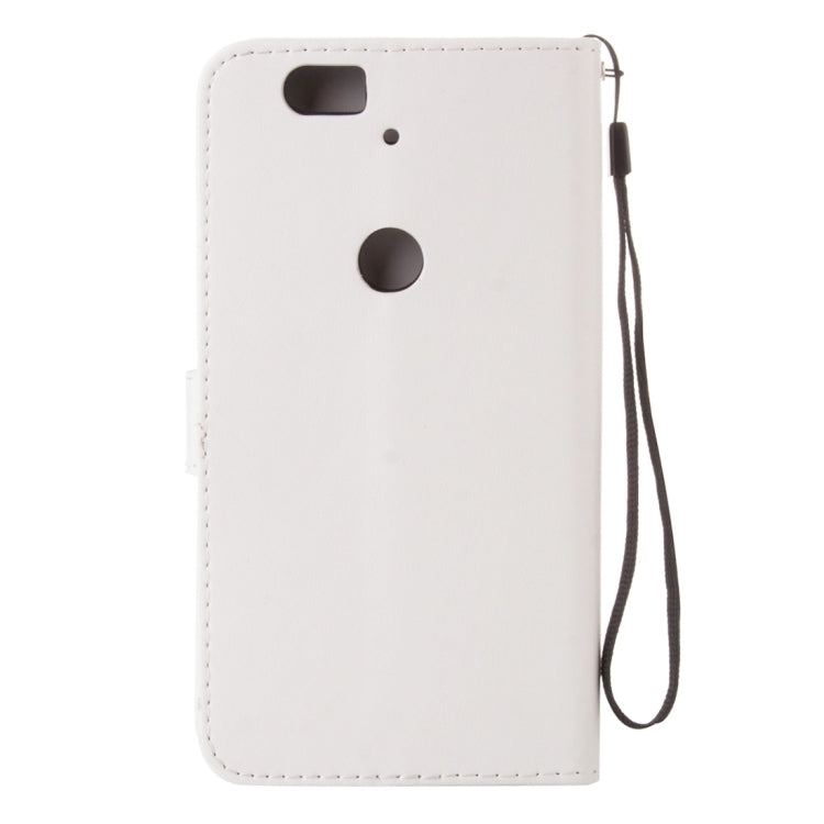 For Google Nexus 6P Crazy Horse Texture Printing Horizontal Flip Leather Case with Holder & Card Slots & Wallet & Lanyard