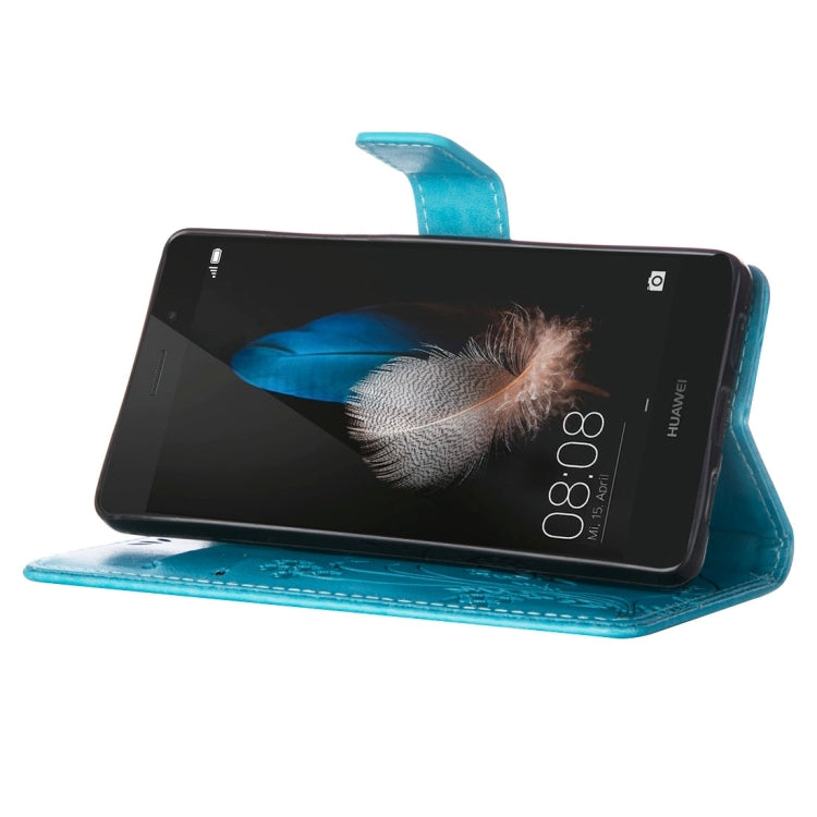 For Huawei  P8 Lite Crazy Horse Texture Printing Horizontal Flip Leather Case with Holder & Card Slots & Wallet & Lanyard