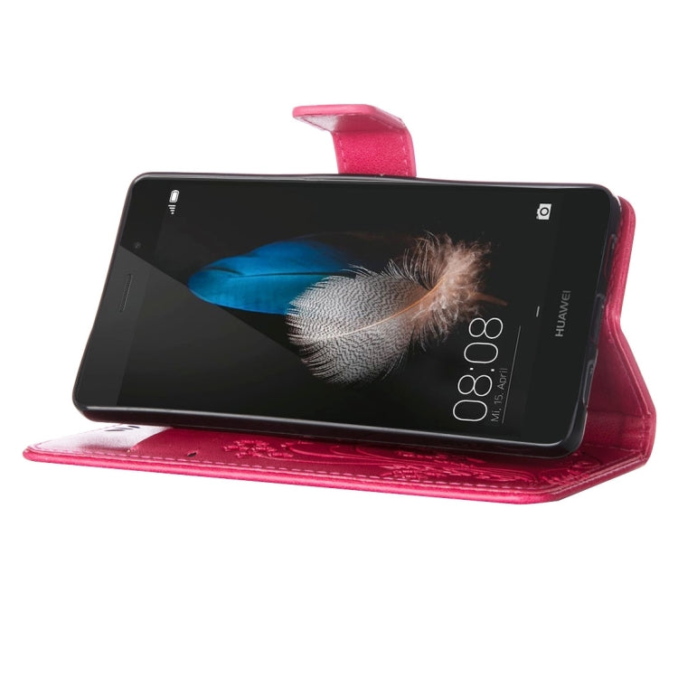 For Huawei  P8 Lite Crazy Horse Texture Printing Horizontal Flip Leather Case with Holder & Card Slots & Wallet & Lanyard