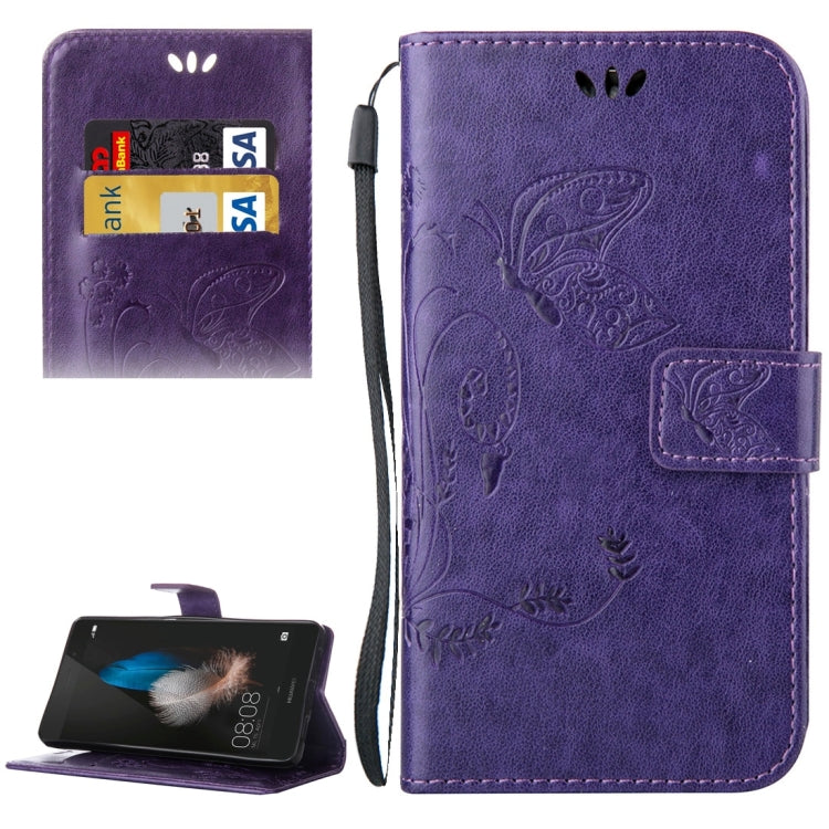 For Huawei  P8 Lite Crazy Horse Texture Printing Horizontal Flip Leather Case with Holder & Card Slots & Wallet & Lanyard
