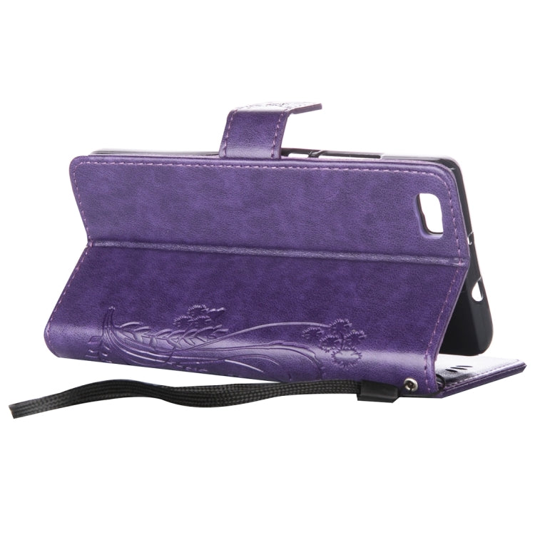 For Huawei  P8 Lite Crazy Horse Texture Printing Horizontal Flip Leather Case with Holder & Card Slots & Wallet & Lanyard