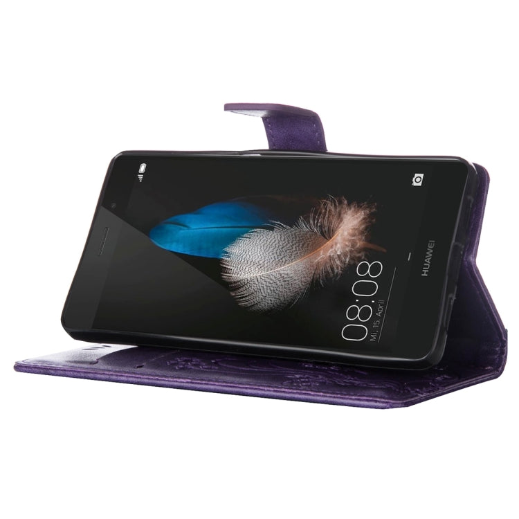 For Huawei  P8 Lite Crazy Horse Texture Printing Horizontal Flip Leather Case with Holder & Card Slots & Wallet & Lanyard