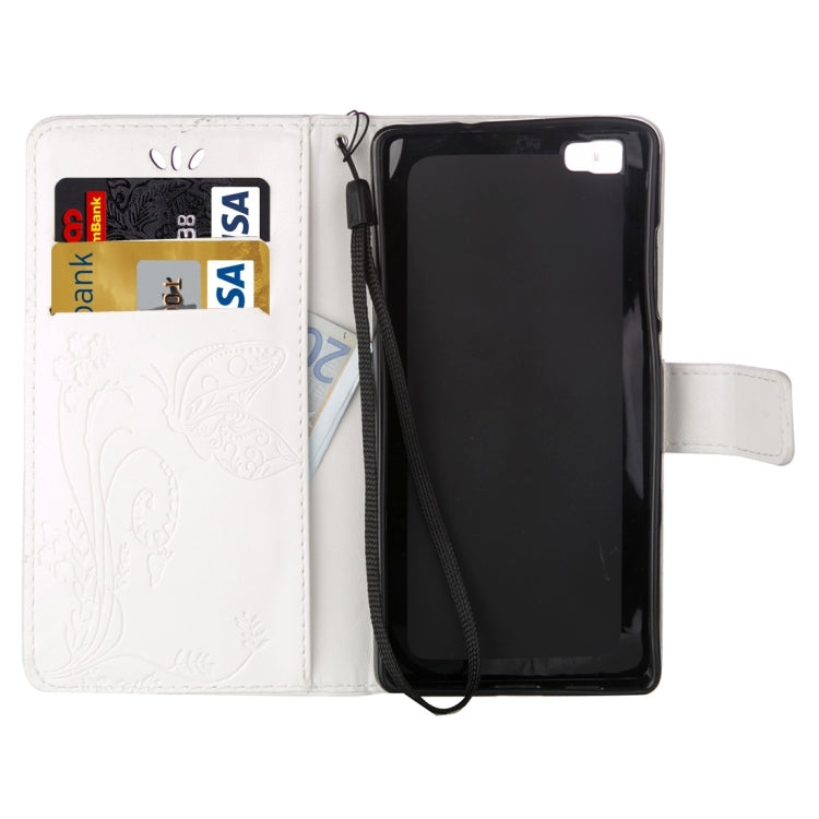 For Huawei  P8 Lite Crazy Horse Texture Printing Horizontal Flip Leather Case with Holder & Card Slots & Wallet & Lanyard