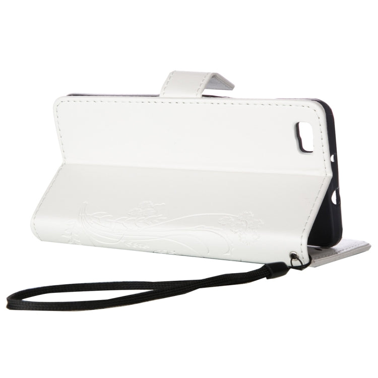 For Huawei  P8 Lite Crazy Horse Texture Printing Horizontal Flip Leather Case with Holder & Card Slots & Wallet & Lanyard