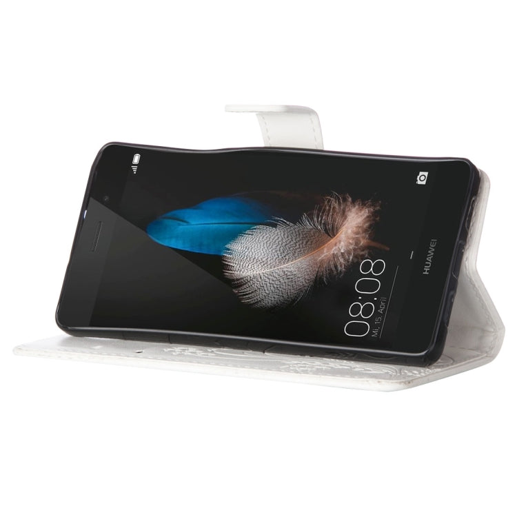 For Huawei  P8 Lite Crazy Horse Texture Printing Horizontal Flip Leather Case with Holder & Card Slots & Wallet & Lanyard