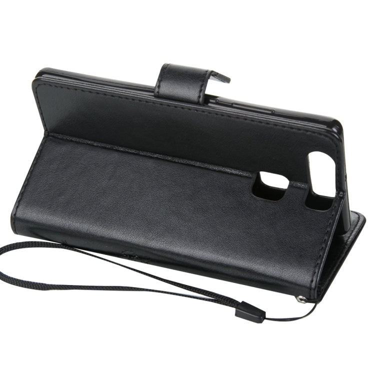 For Huawei  P9 Crazy Horse Texture Printing Horizontal Flip Leather Case with Holder & Card Slots & Wallet & Lanyard