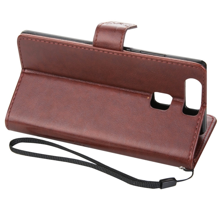 For Huawei  P9 Crazy Horse Texture Printing Horizontal Flip Leather Case with Holder & Card Slots & Wallet & Lanyard