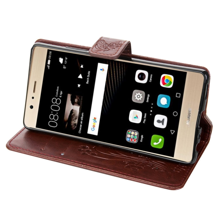 For Huawei  P9 Crazy Horse Texture Printing Horizontal Flip Leather Case with Holder & Card Slots & Wallet & Lanyard