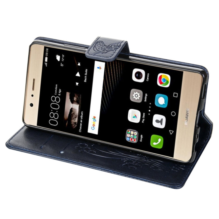 For Huawei  P9 Crazy Horse Texture Printing Horizontal Flip Leather Case with Holder & Card Slots & Wallet & Lanyard