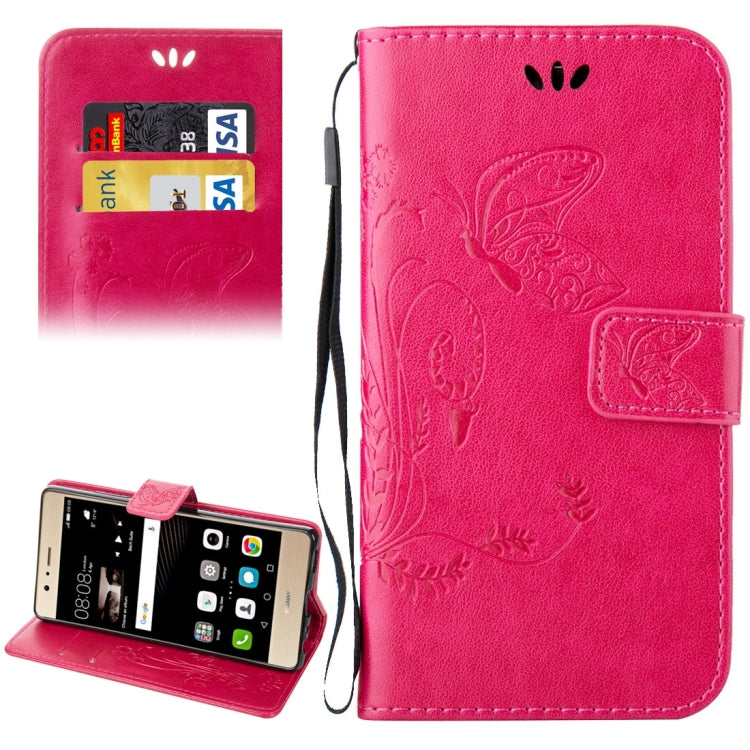 For Huawei  P9 Crazy Horse Texture Printing Horizontal Flip Leather Case with Holder & Card Slots & Wallet & Lanyard