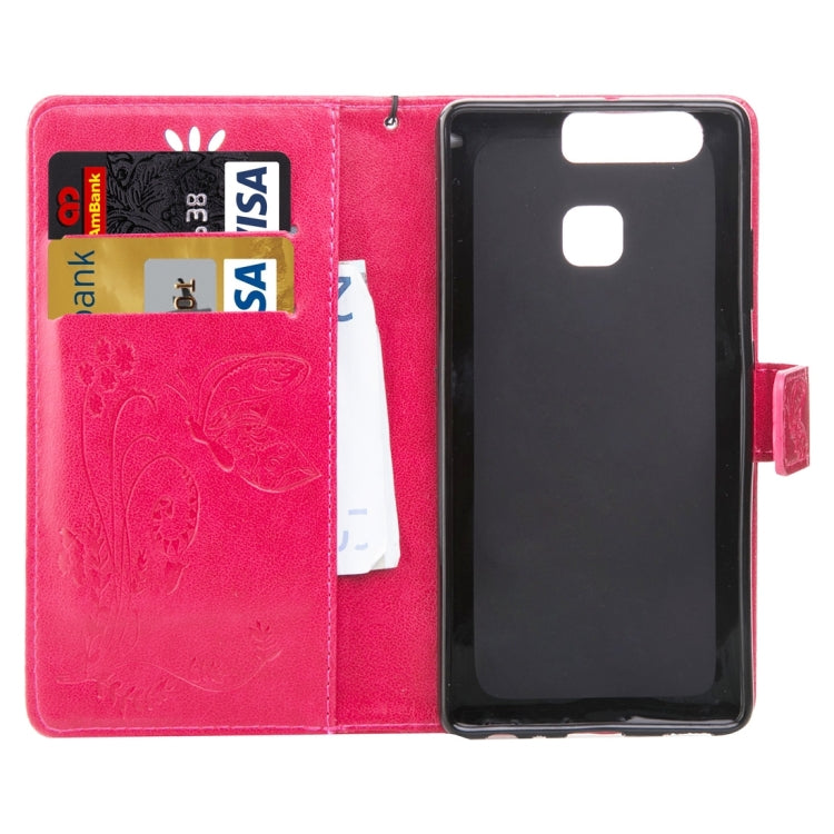 For Huawei  P9 Crazy Horse Texture Printing Horizontal Flip Leather Case with Holder & Card Slots & Wallet & Lanyard