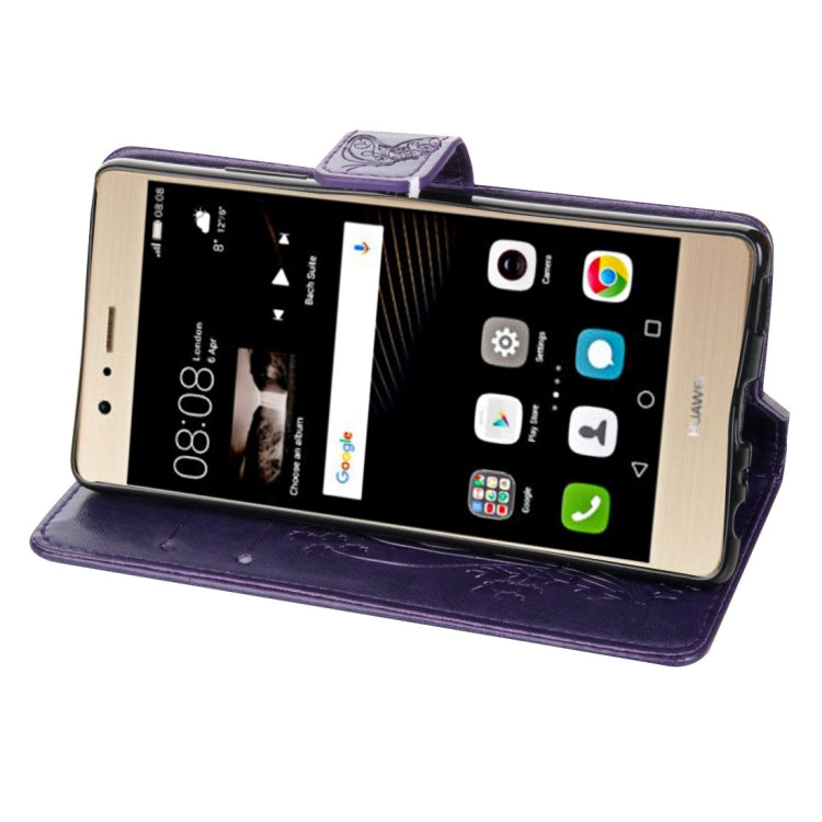 For Huawei  P9 Crazy Horse Texture Printing Horizontal Flip Leather Case with Holder & Card Slots & Wallet & Lanyard