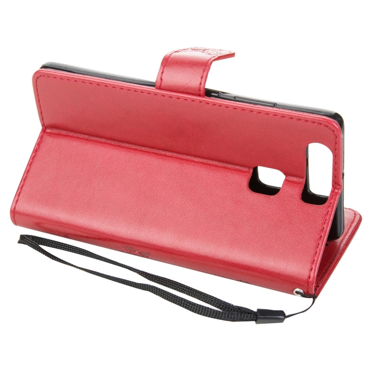 For Huawei  P9 Crazy Horse Texture Printing Horizontal Flip Leather Case with Holder & Card Slots & Wallet & Lanyard