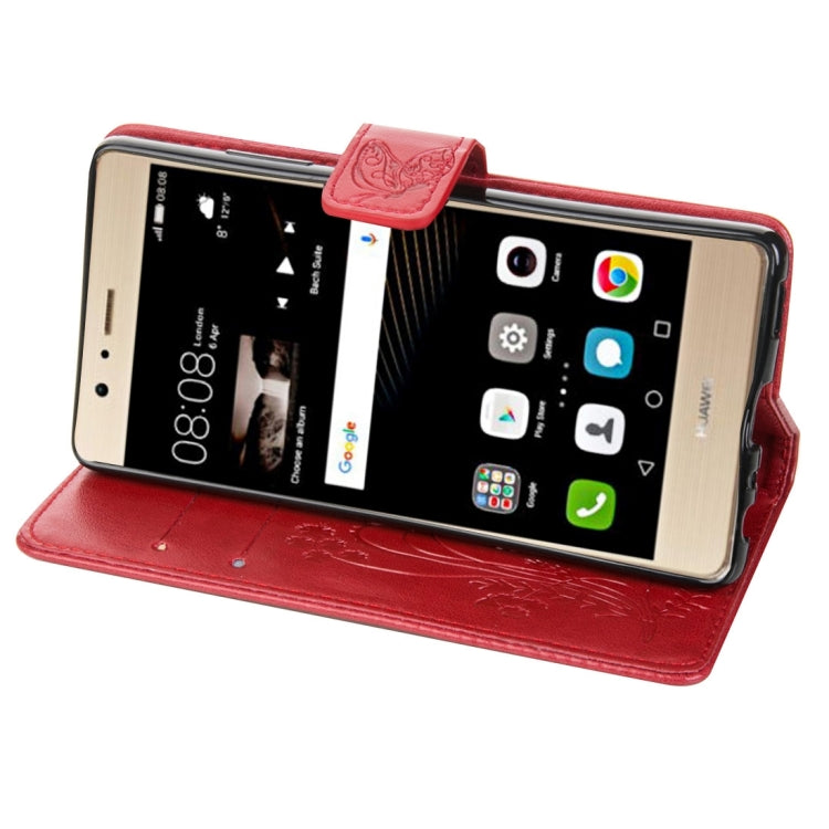 For Huawei  P9 Crazy Horse Texture Printing Horizontal Flip Leather Case with Holder & Card Slots & Wallet & Lanyard