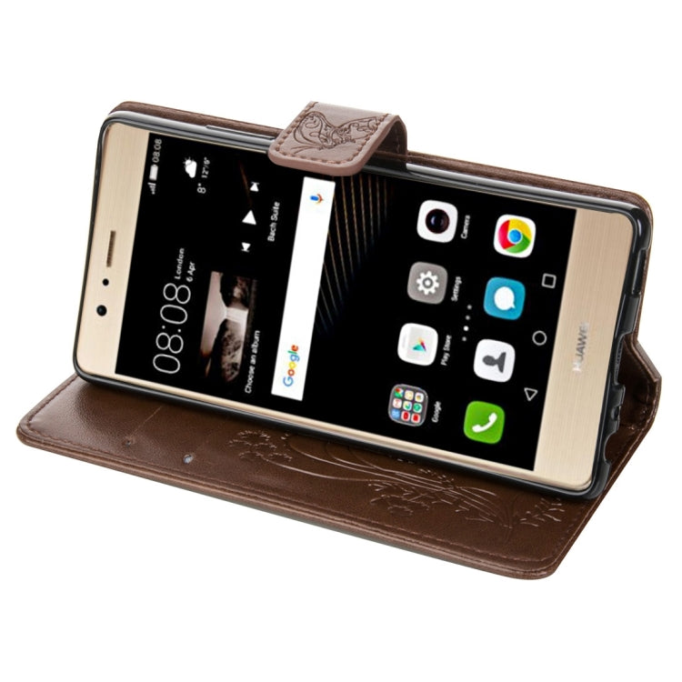 For Huawei  P9 Crazy Horse Texture Printing Horizontal Flip Leather Case with Holder & Card Slots & Wallet & Lanyard