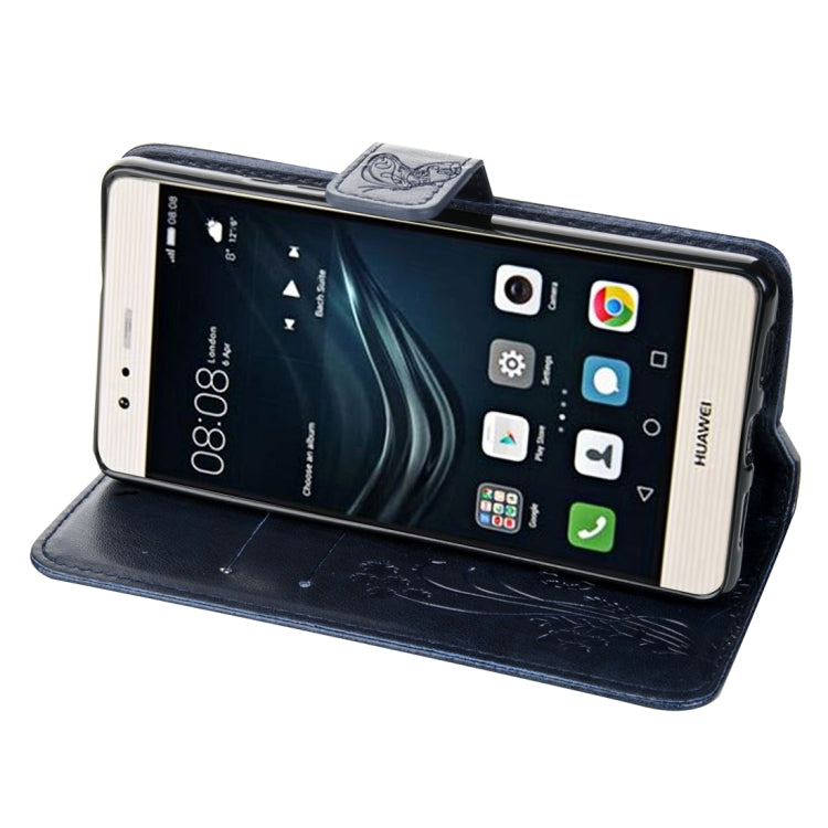 For Huawei  P9 Lite Crazy Horse Texture Printing Horizontal Flip Leather Case with Holder & Card Slots & Wallet & Lanyard