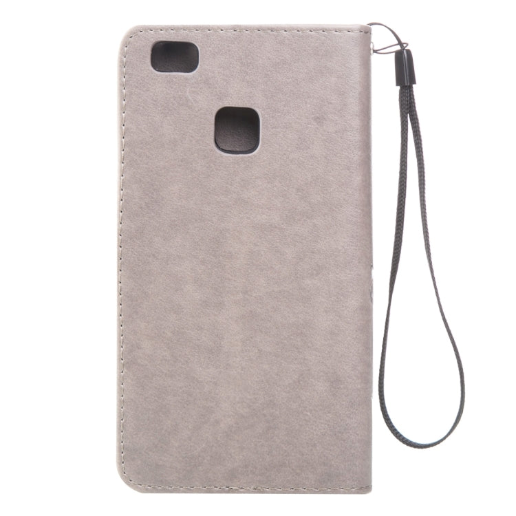 For Huawei  P9 Lite Crazy Horse Texture Printing Horizontal Flip Leather Case with Holder & Card Slots & Wallet & Lanyard